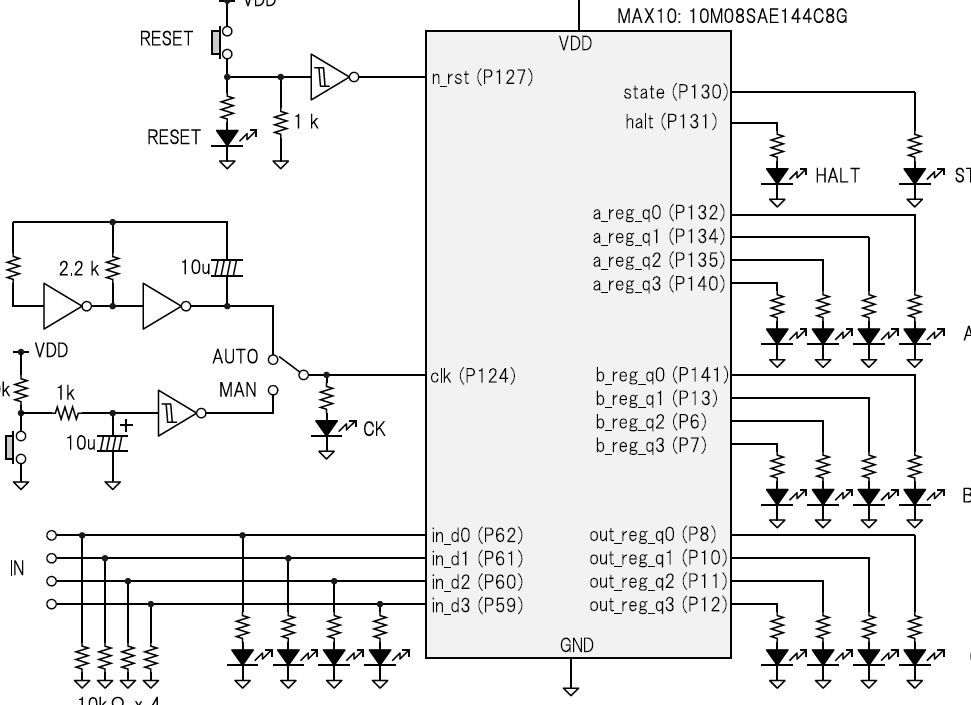 4bitコンピュータ自作に挑戦！MOS-FETを使った回路設計！
