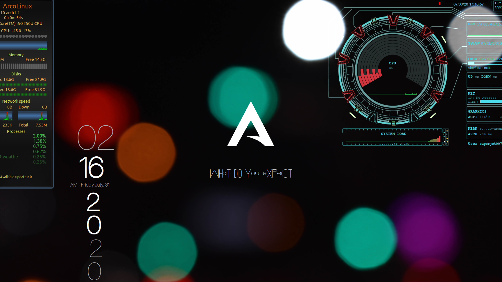 Arch Linux をベースにした軽量ディストリビューション arcolinux を紹介