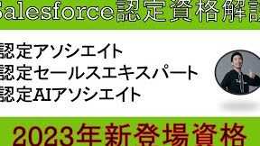 【2023年最新】Salesforce資格取得体験記：認定アソシエイト、認定セールスエキスパート、認定AIアソシエイト合格への道
