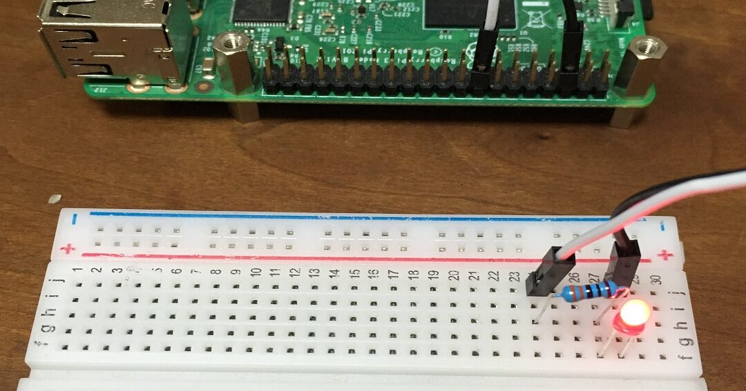 Raspberry Pi 4でLチカに挑戦！Python編