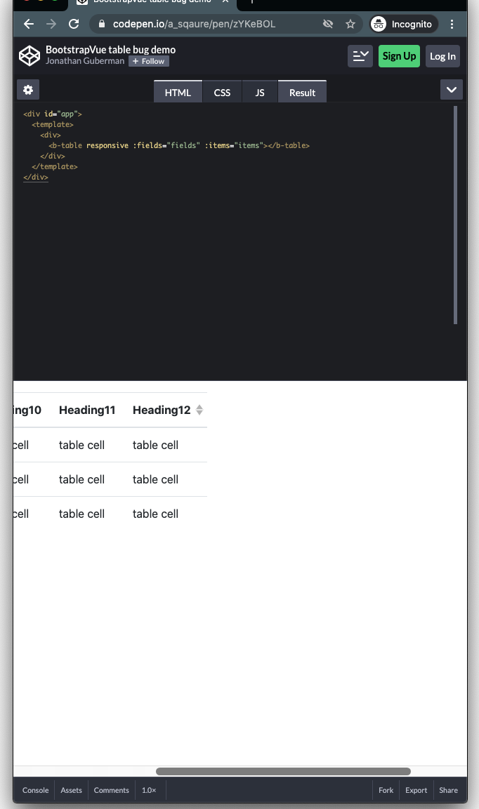 BootstrapVueのb-tableでセルにHTMLとクラスを指定
