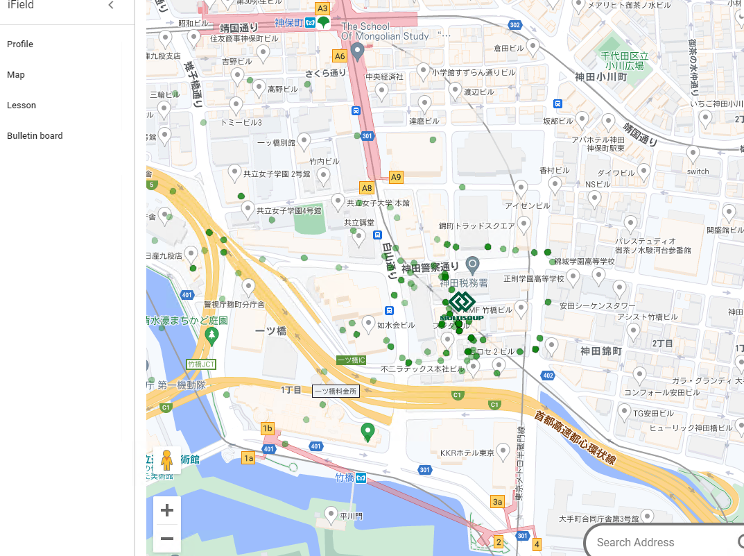 住所情報CSVをジオコーディング！地図上にプロット