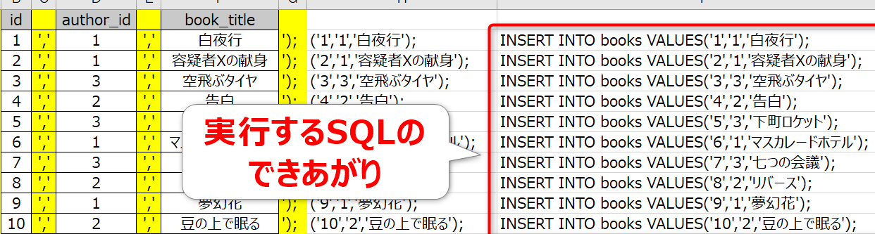 Excelを使い倒す！ 大量データ処理＆SQL文作成術