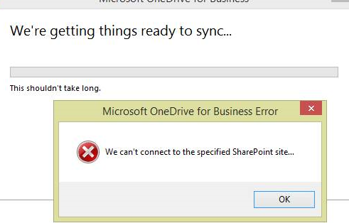 SHAREPOINTサーバー再接続エラーの解決策